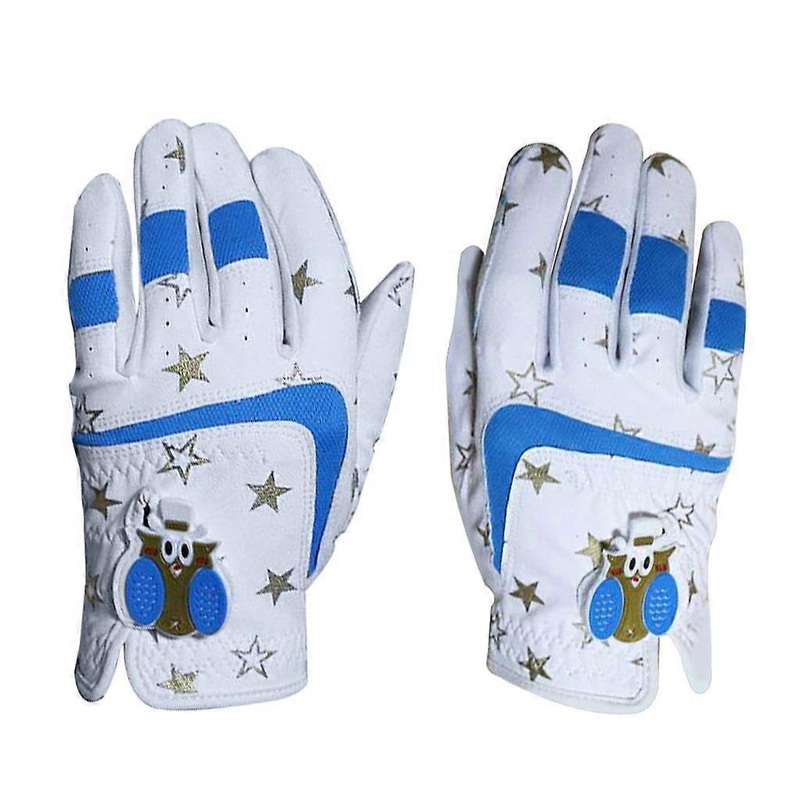 Durable Kids Golf Gloves Non-slip Leather Breathable Professional S