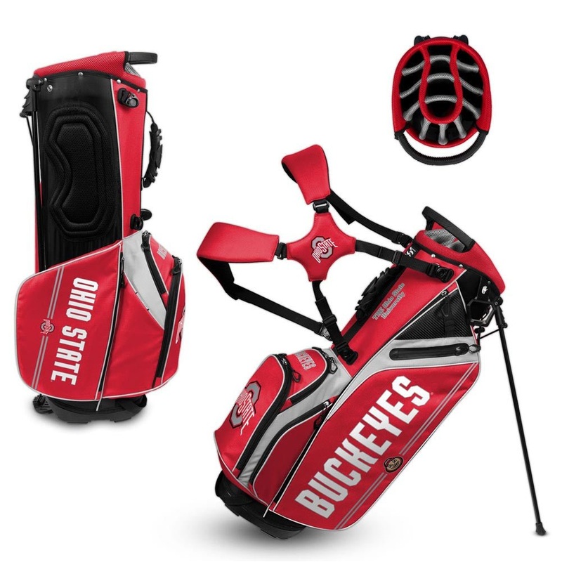 WinCraft NCAA Ohio State University Caddie Carry Hybrid Bag