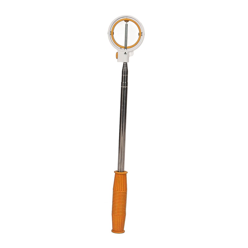 Golf Ball Retriever Telescopic Ball Picker Stainless Steel 8 Sections Golf Ball Grabber Golf Accessories Orange white