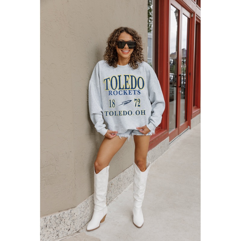 TOLEDO ROCKETS Allegiance Fleece Drop-Shoulder Pullover