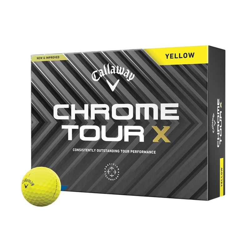 Callaway Chrome Tour X Yellow 2024 Personalized Golf Balls