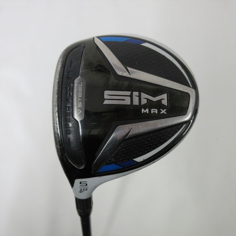 TaylorMade Fairway Left-Handed SIM MAX 5W 18 Stiff TENSEI BLUE TM50
