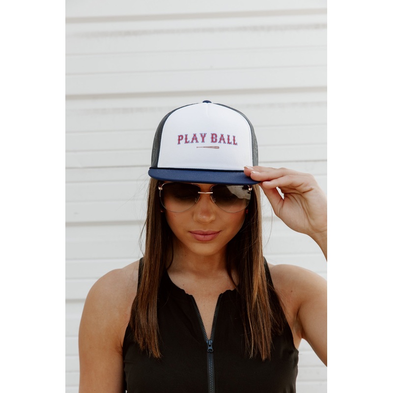 TIMELESS PLAY BALL RETRO FOAM TRUCKER HAT