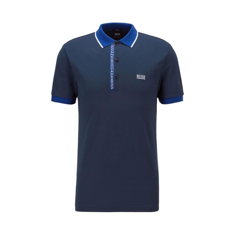Hugo Boss Paule 4 Golf Polo|Navy|Bright Blue|Dark Blue|Medium Green|Black|Small|Medium|Large|X-Large|XX-Large|XXX-Large