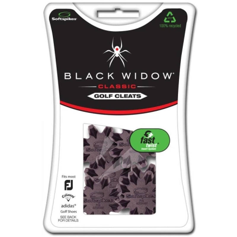 Black Widow Classic Soft Spikes – Fits Tour Lock and Fast Twist