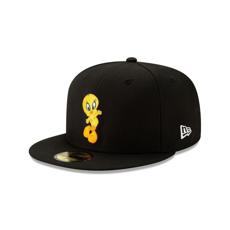 Looney Tunes Tweety Bird Black 59FIFTY Fitted Hat