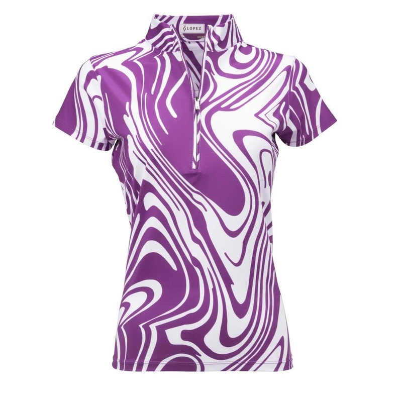Nancy Lopez Rush Polo|Iris|Navy|X-Small|Small|Medium|Large|X-Large|XX-Large