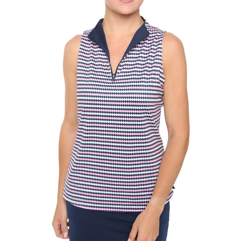 Belyn Key Women’s Reversible Sleeveless Polo