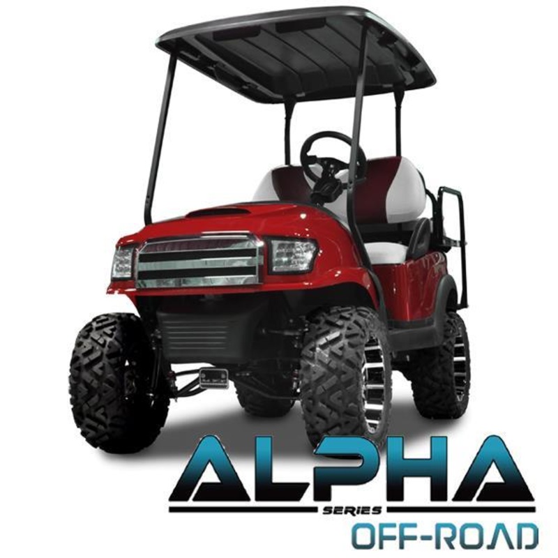 Club Car Precedent ALPHA Off-Road Front Cowl Kit in Red (Years 2004-Up) PN# 05-026CO