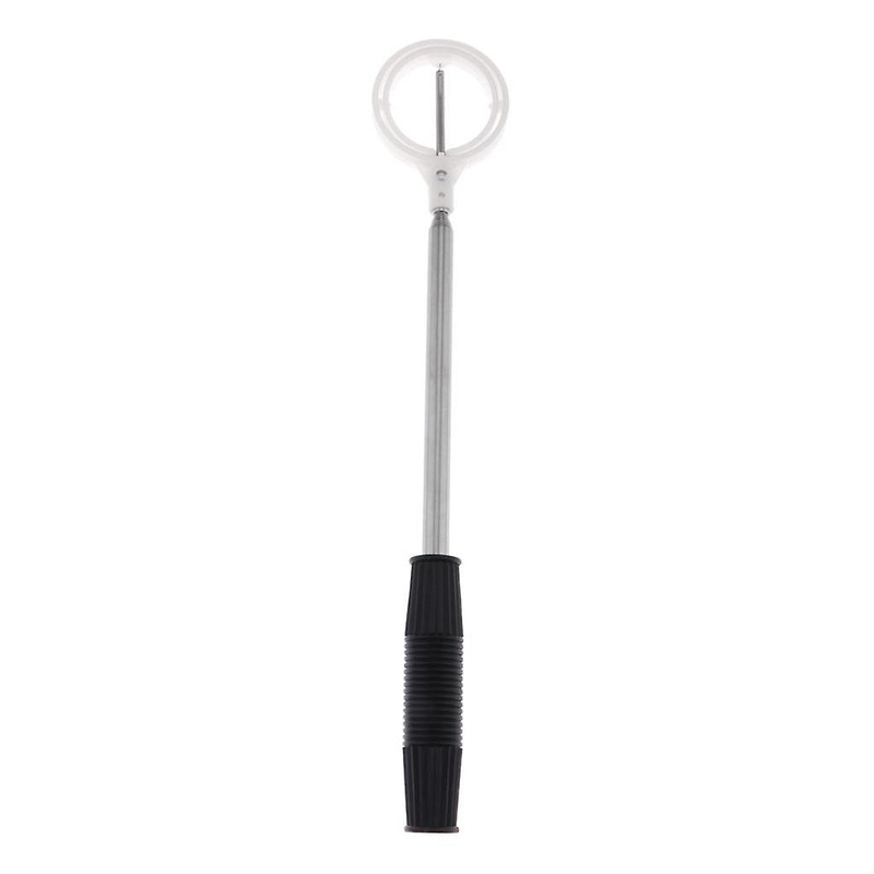Folding Golf Ball Retriever Pick Up Tool Caddie Ball Collector Picker White