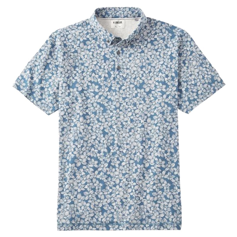 Linksoul Printed Anza Polo|Black Heather|Sand Heather|Stargazer Heather|Small|Medium|Large|X-Large|XX-Large