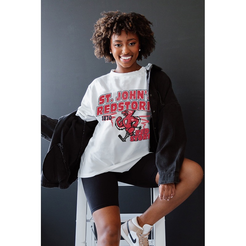 ST. JOHN’S RED STORM In The Lead Oversized Tee