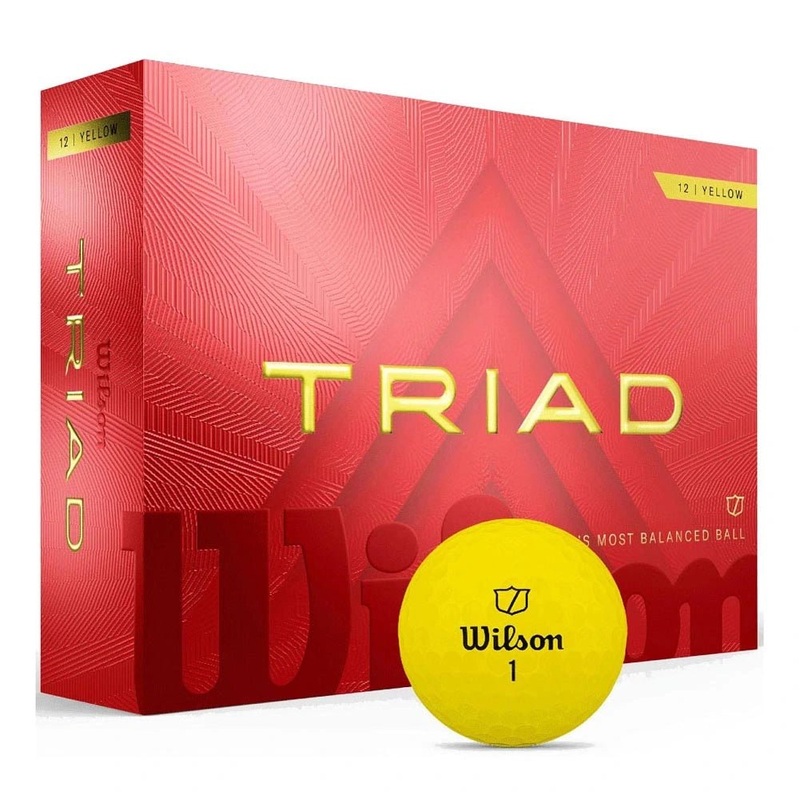 Wilson Traid Golf Balls – Yellow