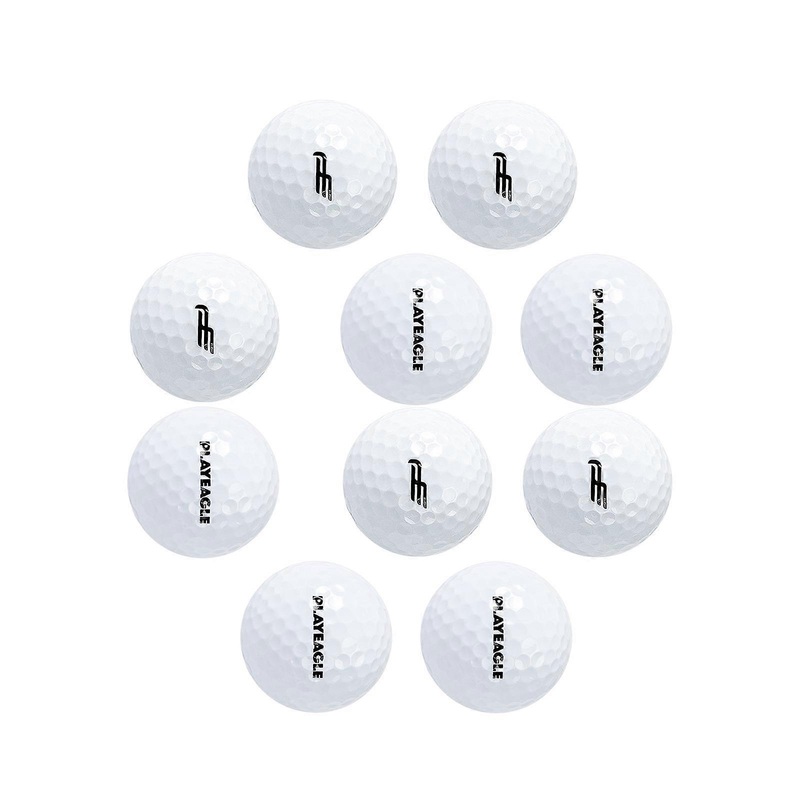 10Pcs Golf Balls Long Distance Soft Straighter Shots Golf Balls Double Layer