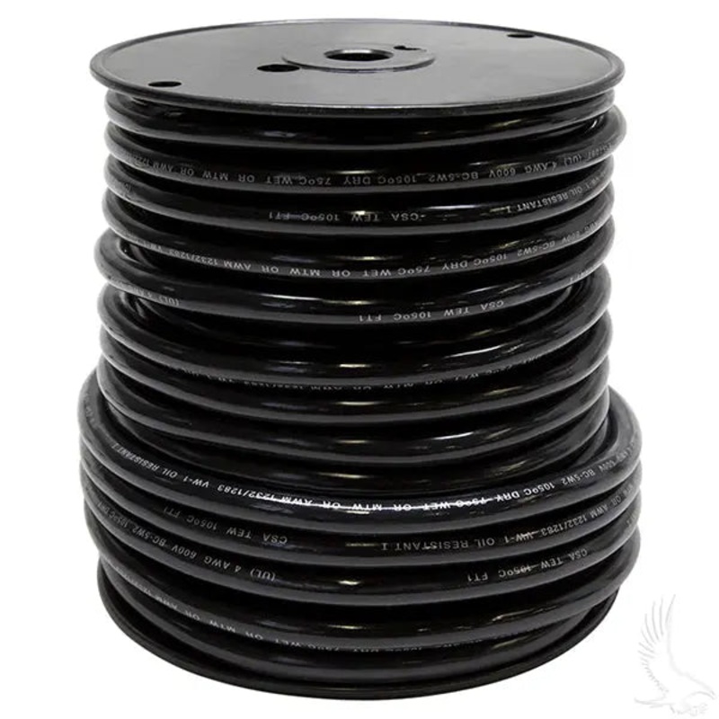 Battery Cable, 4 Gauge, 100 Foot