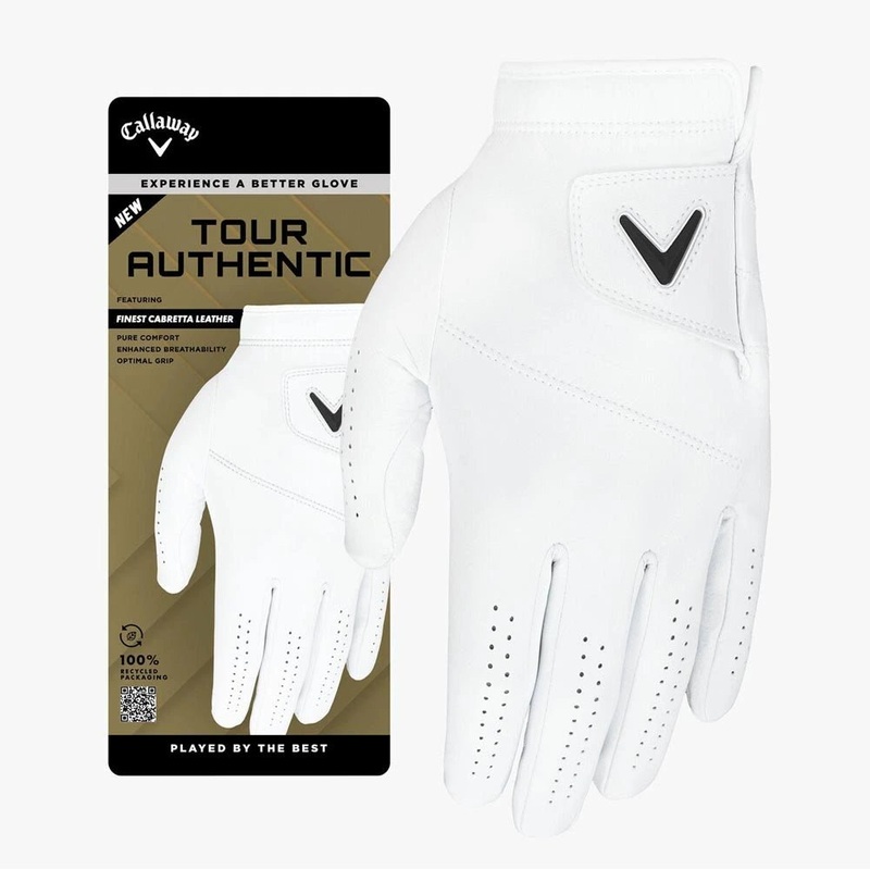 Callaway Tour Authentic Glove|Men’s Regular Left Hand|Men’s Cadet Left Hand|Men’s Regular Right Hand|Small|Medium|Medium/Large|Large|X-Large|XX-Large