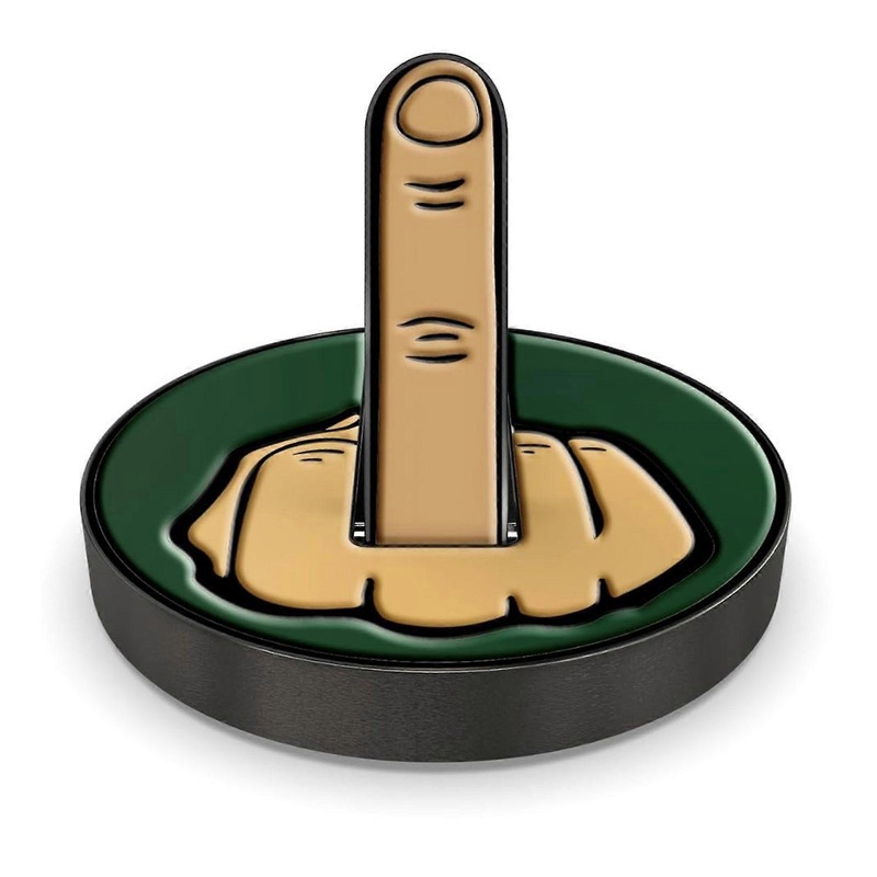 Funny Middle Finger Golf Ball Marker