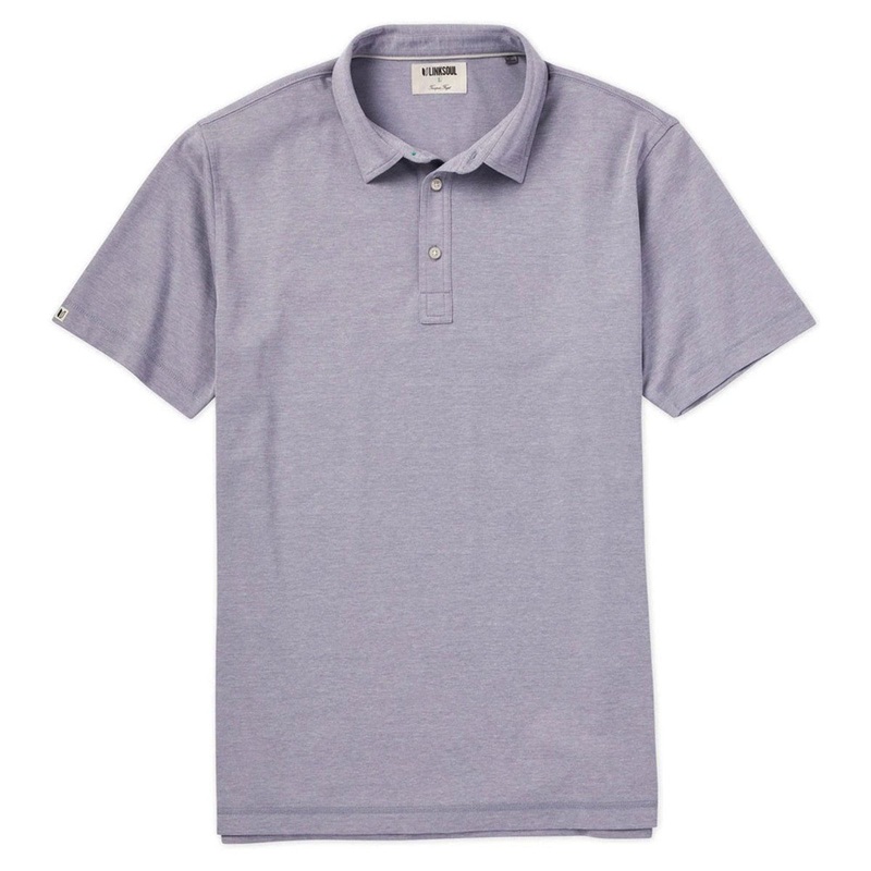 Linksoul Oxford Dry-Tech Polo|Small|Medium|Large|X-Large|XX-Large|Abalone|Black|Dusty Lavender|Grey|Midnight Navy|Papaya|White