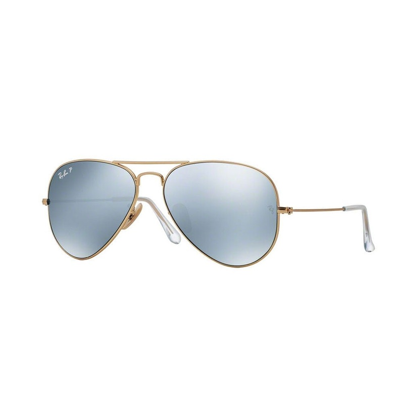 Ray-Ban Aviator Flash – Gold/Polarized Dark Grey