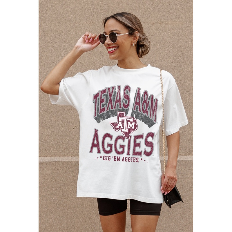 TEXAS A&M AGGIES Shakedown Oversized Crewneck Tee