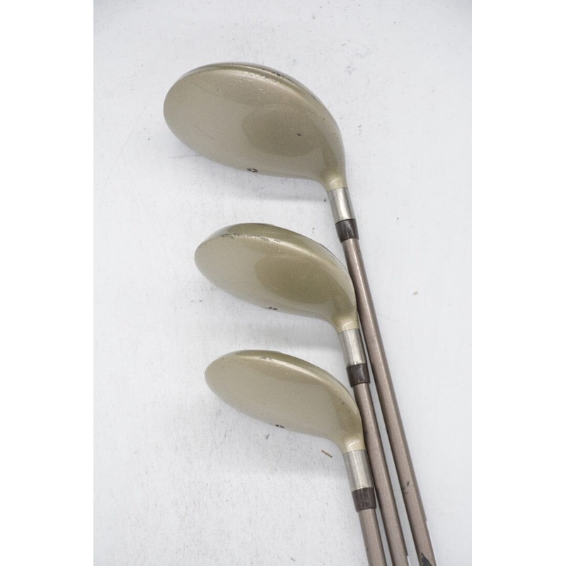 Women’s TaylorMade Titanium Bubble 2 D, 3W, 5W Wood Set W Flex