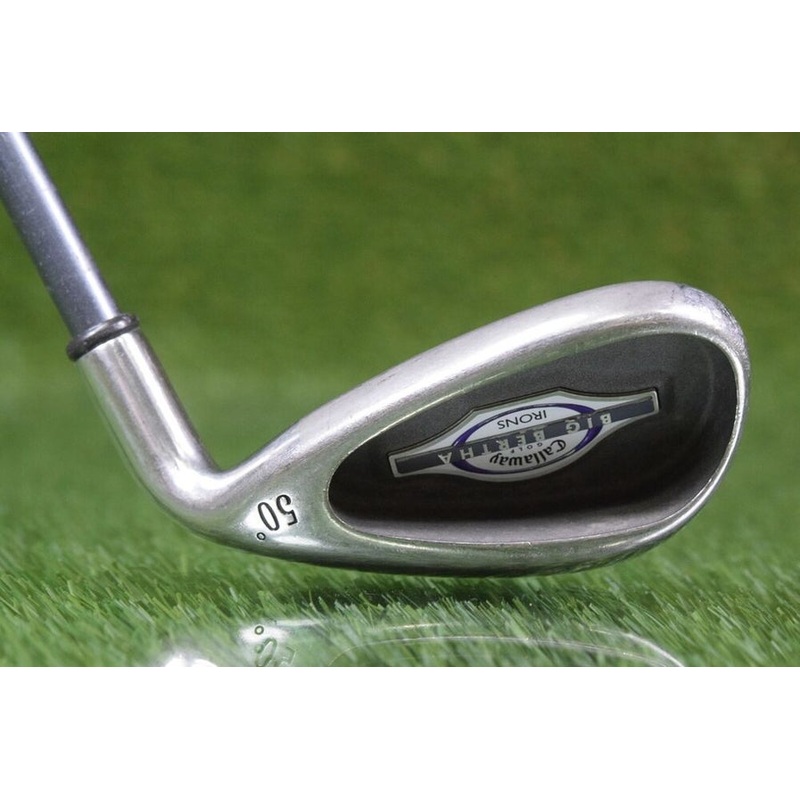 CALLAWAY GOLF BIG BERTHA IRONS 50 GAP WEDGE W/ LADIES FLEX GRAPHITE