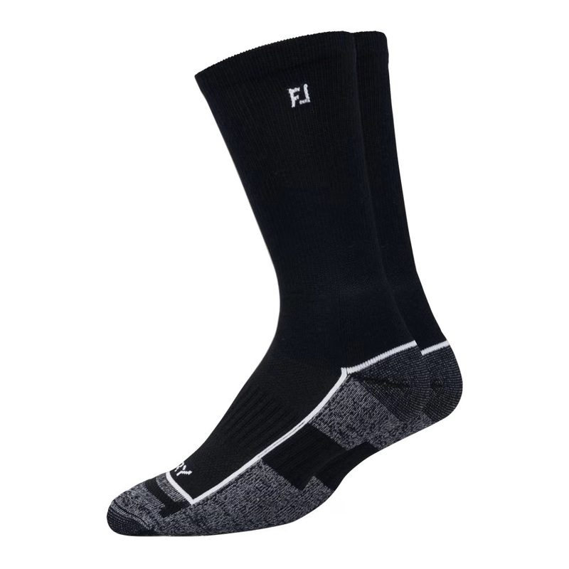FootJoy ProDRY Crew XL Sock|Black|White