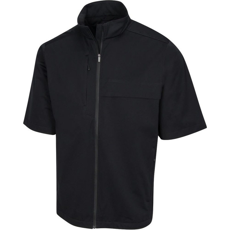 Greg Norman Weatherknit Waterproof Short Sleeve Golf Rain Jacket