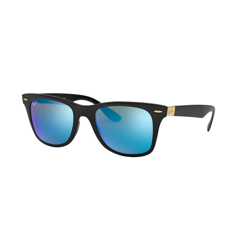 Ray-Ban Wayfarer Liteforce – Black/Blue Mirror