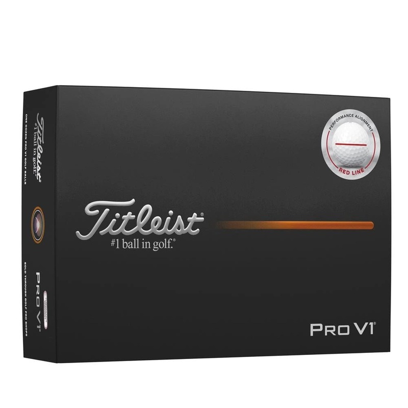 Titleist Pro V1 Performance Alignment Golf Balls – Red