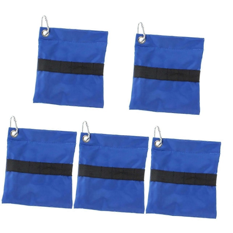 Golf Tack Bag Small Golf Bag Golf Wedges Golf Cleaner Golf Bags Golf Kit Ball Marker Golf Tee Holder Tool Golf Tee Bag Nylon Blue 5