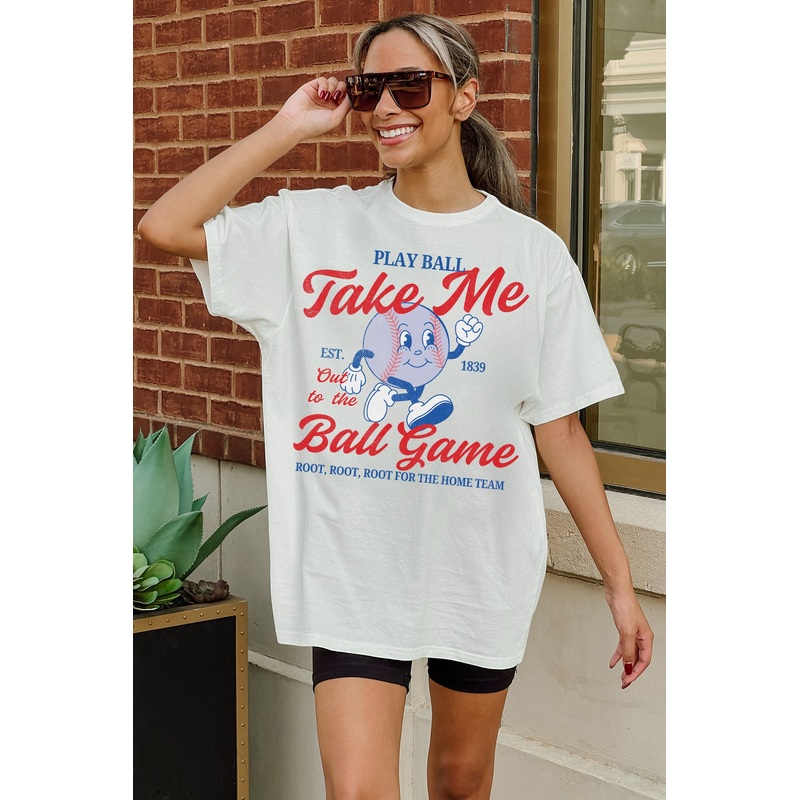 RETRO VIBES OVERSIZED CREWNECK TEE
