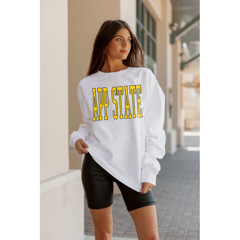 APPALACHIAN STATE MOUNTAINEERS Play By Play Crew Fleece By Madi Prewett Troutt