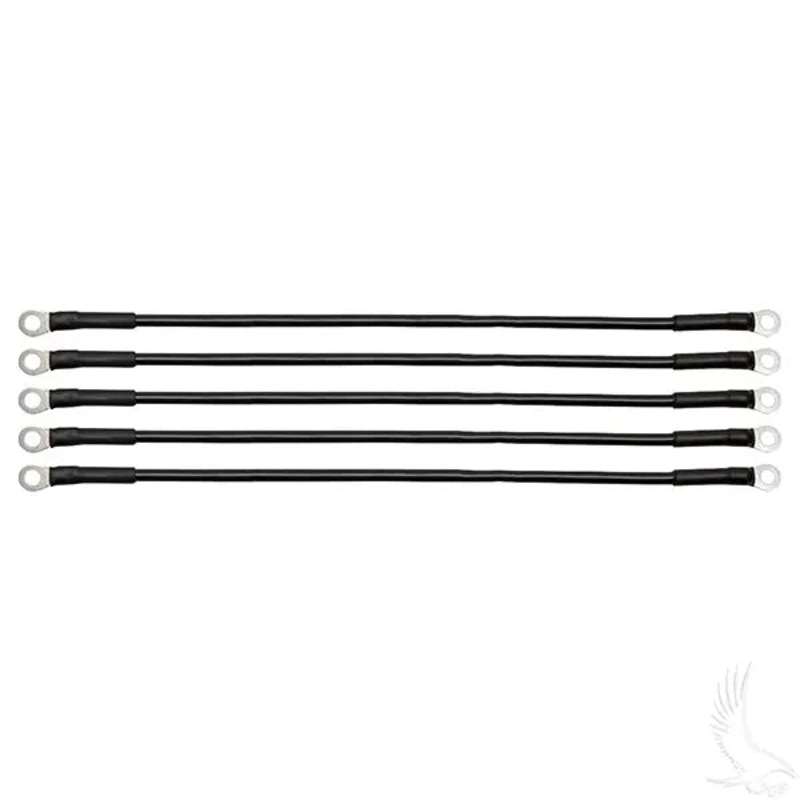 Battery Cable, PACK OF 5, 16 6 Gauge Black