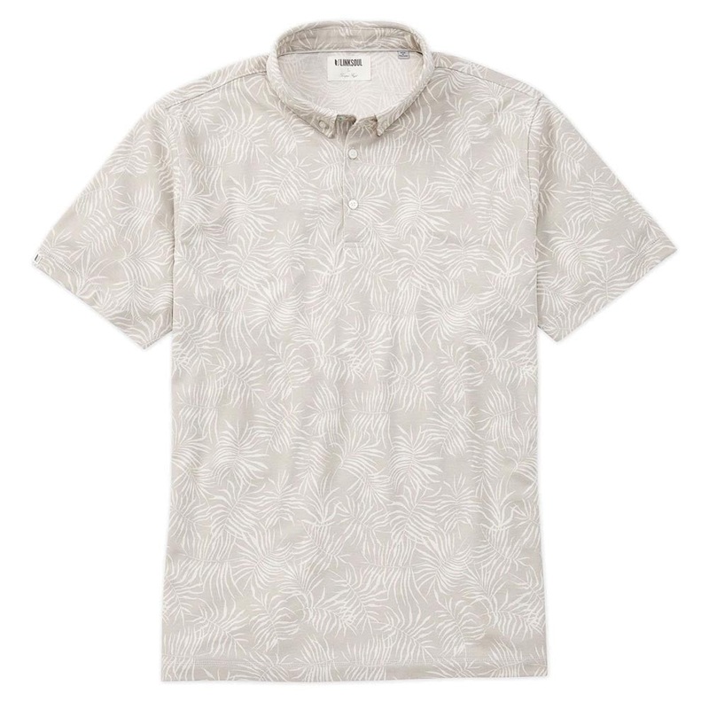 Linksoul Leaflet Print Oxford Golf Polo