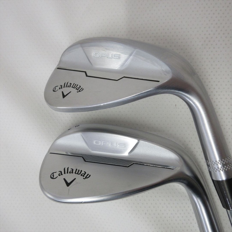 2-Pack GolfClubs Callaway Wedge OPUS Chrome 52&58 Stiff NS PRO 950GH neo