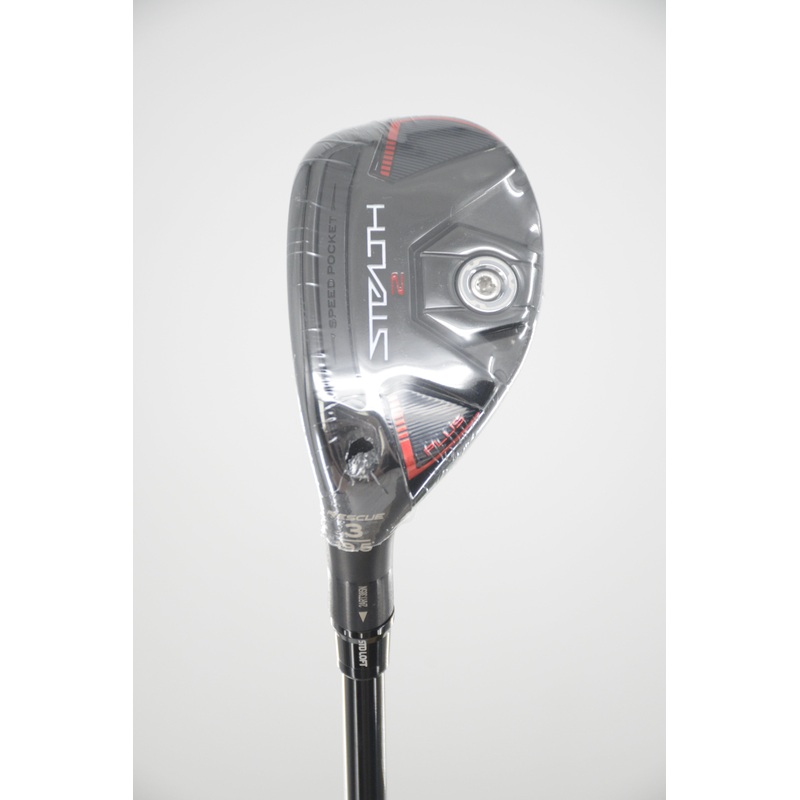 NEW Lefty TaylorMade Stealth 2 Plus Rescue 3 Hybrid R Flex 40