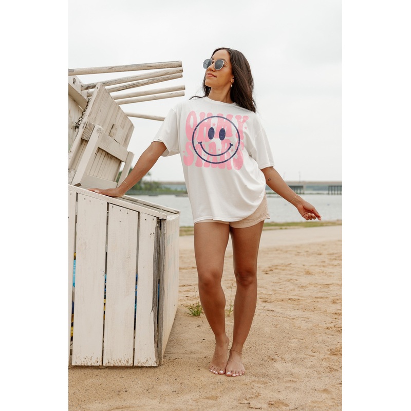 OH MY STARS & SMILES OVERSIZED VINTAGE WASH TEE