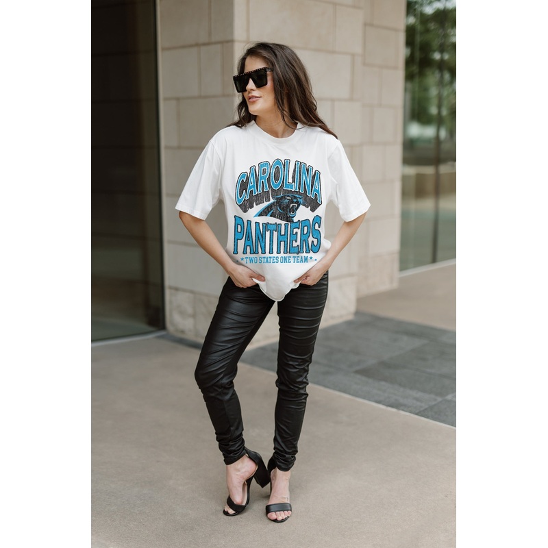 CAROLINA PANTHERS Shakedown Oversized Crewneck Tee
