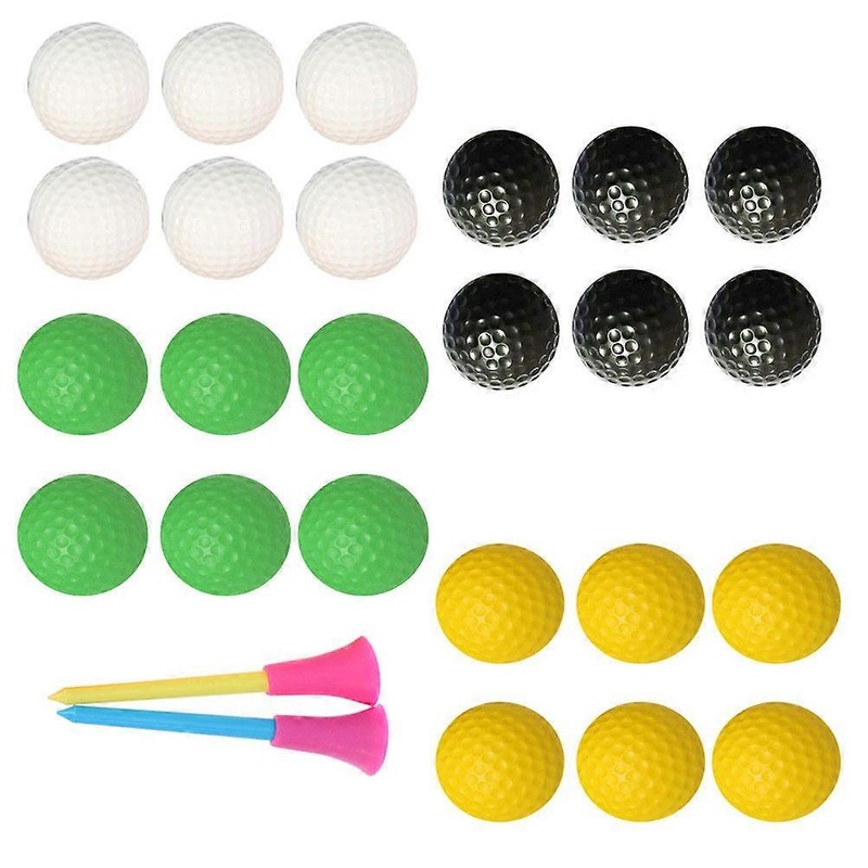Golf Balls Adults Practice Training Ball Green 26Pcs