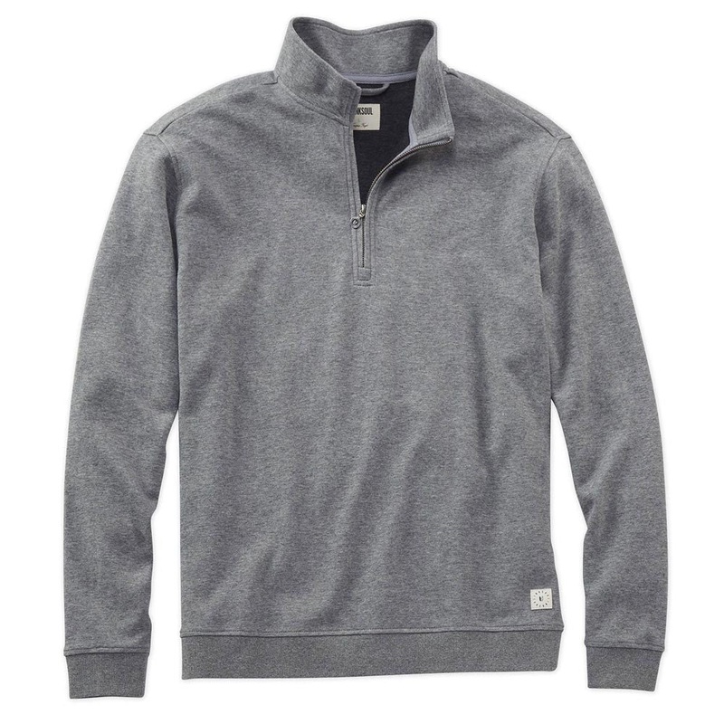 Linksoul Double-Knit 1/4 Zip|Heather Grey|Black Heather|Navy|Sandalwood|Nutria|Small|Medium|Large|X-Large|XX-Large