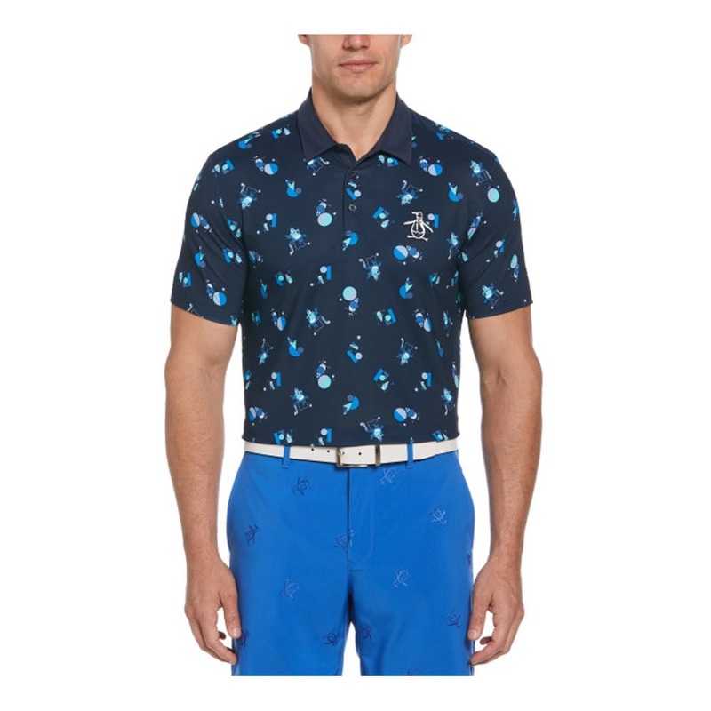 Original Penguin All-Over Memphis Pete Novelty Golf Polo