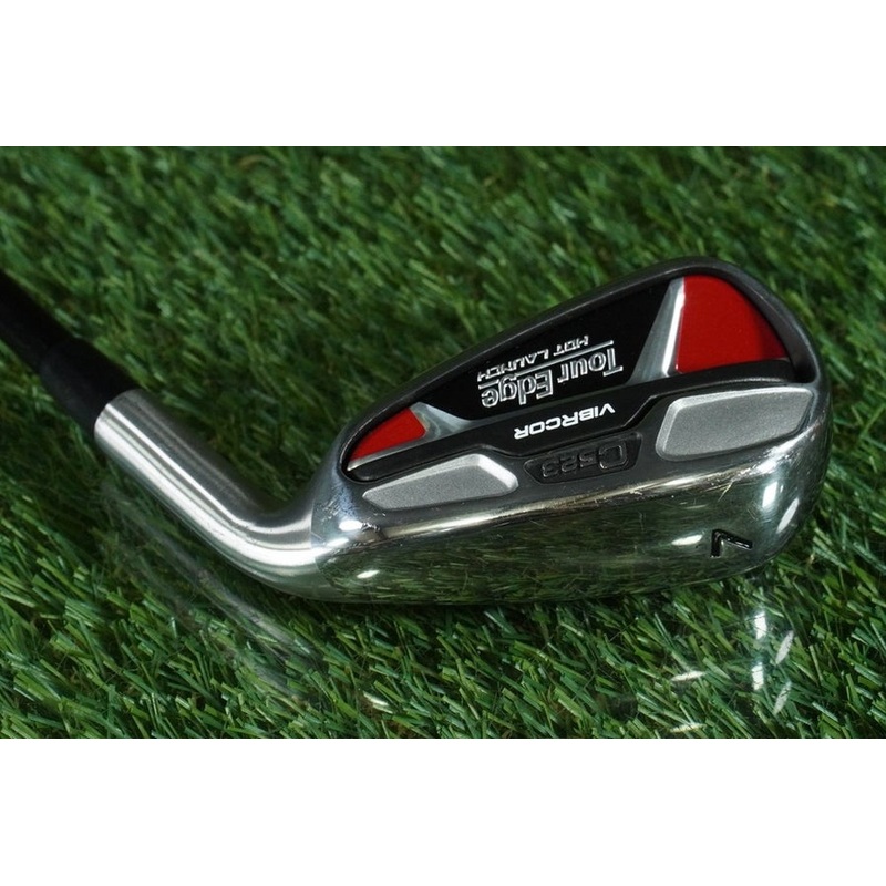 TOUR EDGE HOT LAUNCH C523 7 IRON UST MAMIYA GRAPHITE 55R REGULAR RH ~ NICE!!