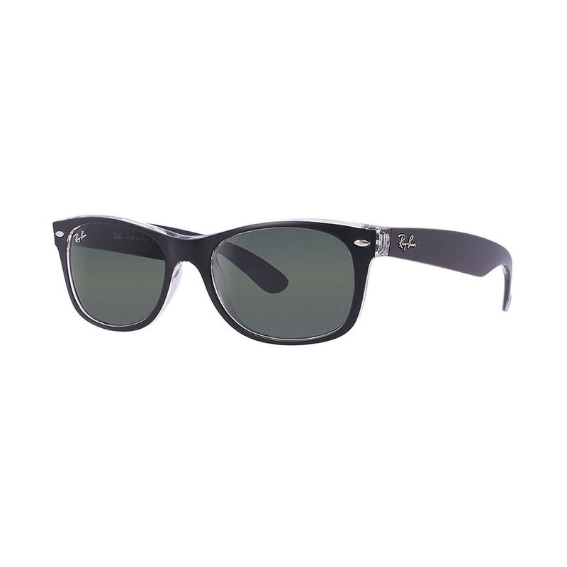 Ray-Ban New Wayfarer Color Mix – Transparent Black/Green Classic G-15