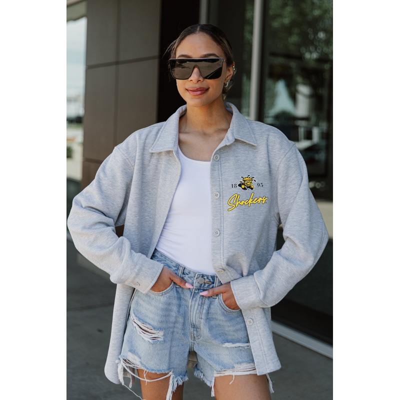 WICHITA STATE SHOCKERS Foundation Fleece Overshirt