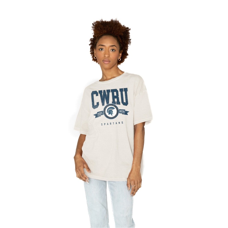 CASE WESTERN RESERVE SPARTANS Get Goin’ Oversized Crew Neck Tee