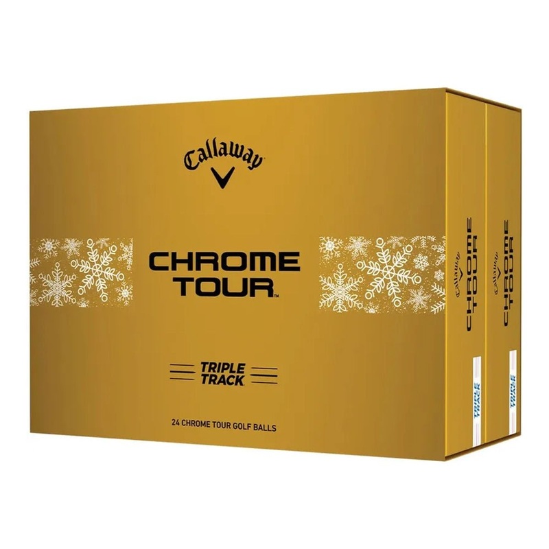 Callaway Chrome Tour Triple Track Golf Balls – 2024 – Holiday Double Dozen