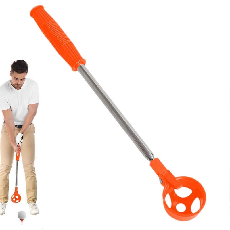 Comfortable Golf Ball Retriever, Telescopic Ball Catcher for Golfers