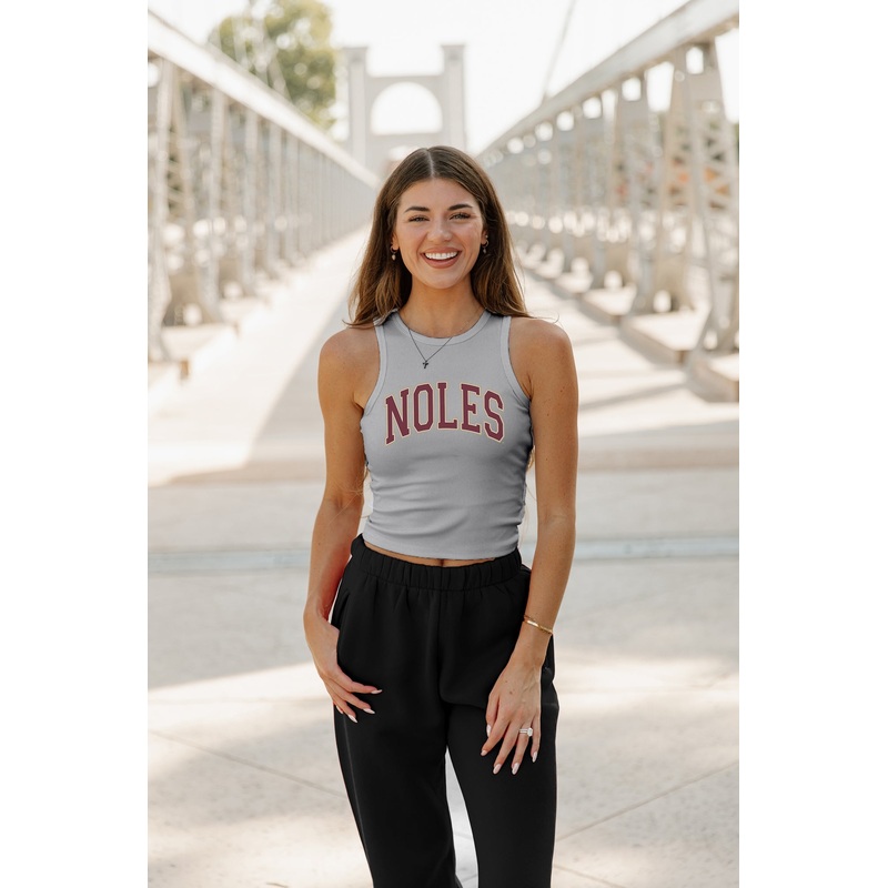 FLORIDA STATE SEMINOLES Well Played Ribbed Crop Tank By Madi Prewett Troutt