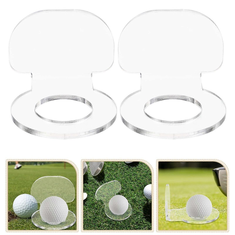 Golf Ball Holder Acrylic 6Pcs Sports Display Stand for Home Use